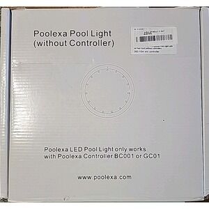 10" POOLEXA LED Multicolor POOL LIGHT In Ground Pools,‎ 50ft Cord - NIB